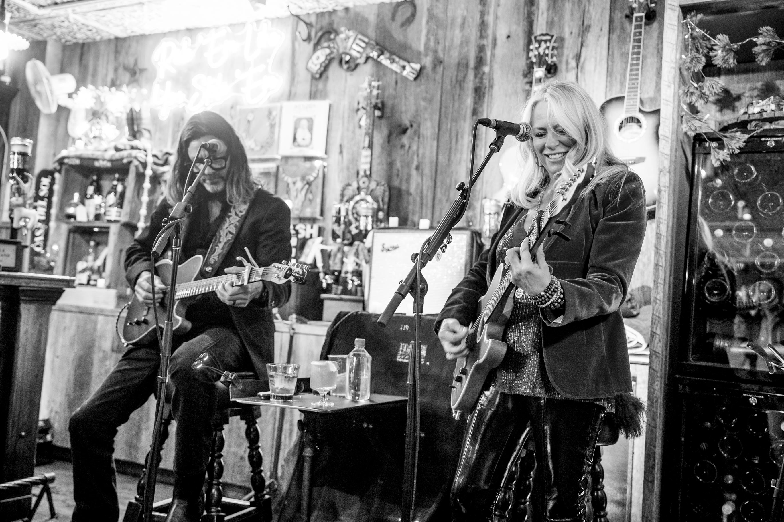 Intimate live performance at a private milestone celebration